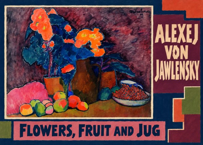 Alexej von Jawlensky Flowers, Fruit and Jug No3 - Affiche