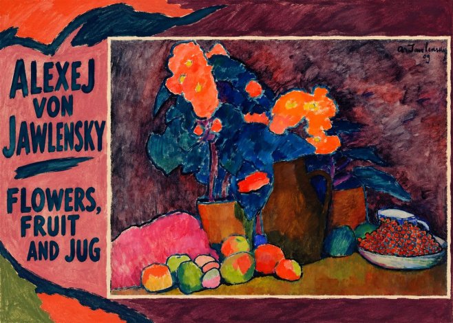 Alexej von Jawlensky Flowers, Fruit and Jug No5 - Affiche