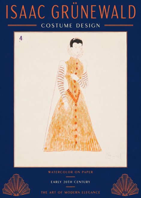 Isaac Grünewald Costume Design VII No4 - Affiche