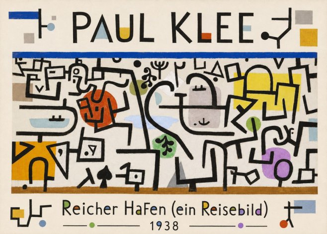 Paul Klee Reicher Hafen (Ein Reisebild) II No1 - Affiche