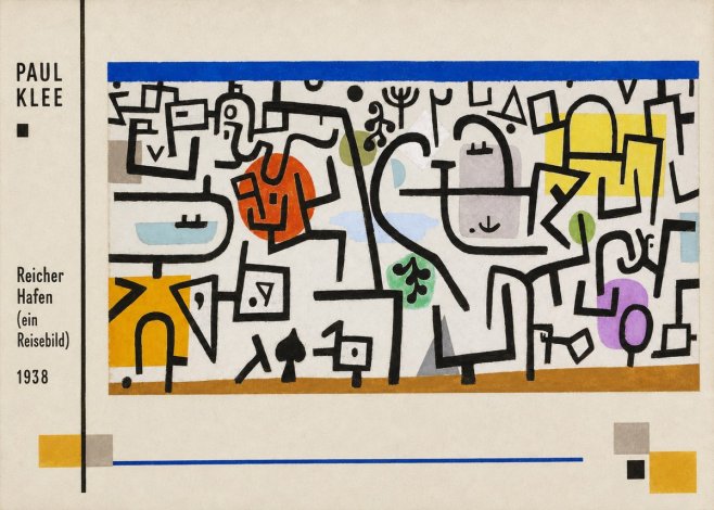 Paul Klee Reicher Hafen (Ein Reisebild) II No3 - Affiche