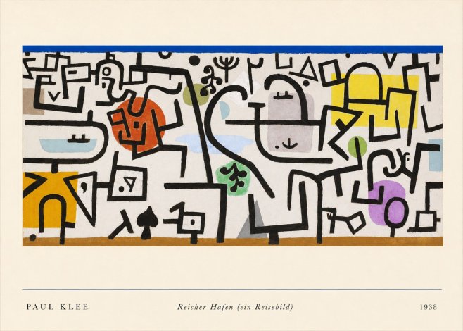 Paul Klee Reicher Hafen (Ein Reisebild) II No4 - Affiche