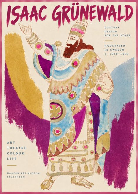 Isaac Grünewald The Theatre Lives No6 - Affiche