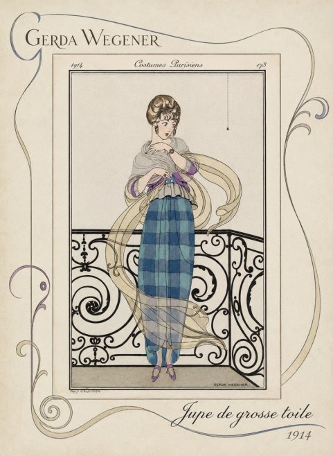 Gerda Wegener Jupe De Grosse Toile No3 - Affiche