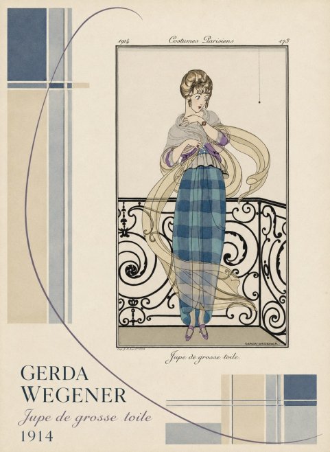 Gerda Wegener Jupe De Grosse Toile No4 - Affiche