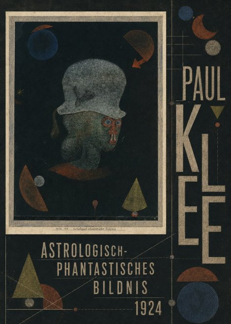 Paul Klee Astrologisch-phantastisches Bildnis No5 - Affiche