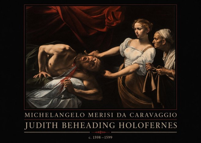 Michelangelo Merisi da Caravaggio Judith Beheading Holofernes II No4 - Affiche
