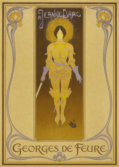 Georges de Feure À Jeanne D'arc No1 - Affiche