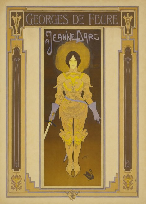 Georges de Feure À Jeanne D'arc No3 - Affiche