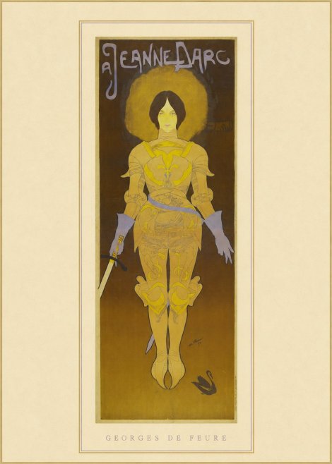 Georges de Feure À Jeanne D'arc No4 - Affiche