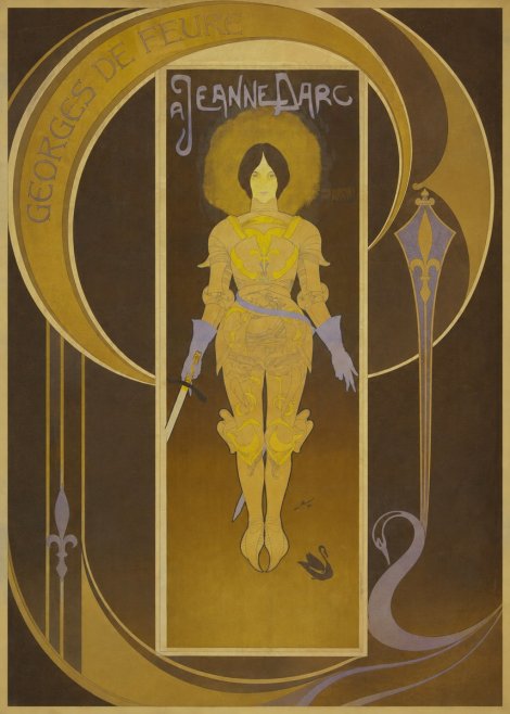 Georges de Feure À Jeanne D'arc No6 - Affiche