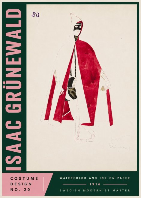 Isaac Grünewald Costume Design No. 20 No4 - Affiche