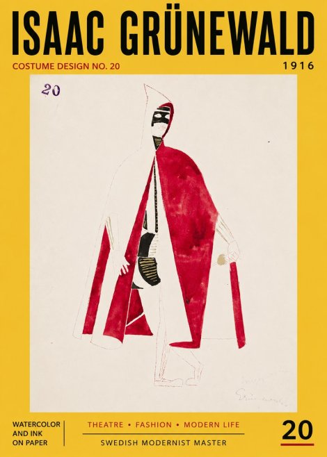Isaac Grünewald Costume Design No. 20 No5 - Affiche