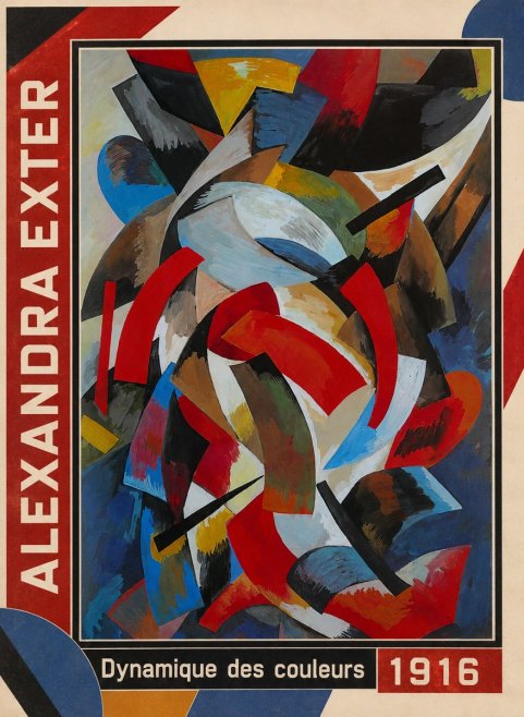 Alexandra Exter Dynamique Des Couleurs 1916 No2 - Affiche