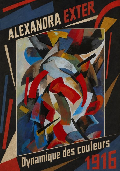 Alexandra Exter Dynamique Des Couleurs 1916 No5 - Affiche