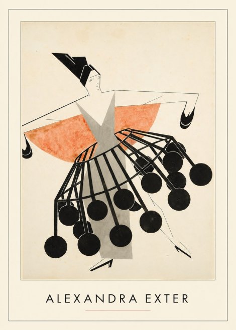 Alexandra Exter Avant-garde Costume Design No4 - Affiche