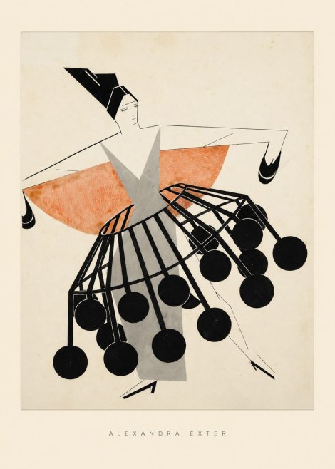 Alexandra Exter Avant-garde Costume Design No6 - Affiche