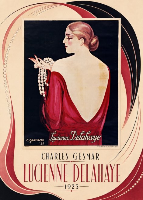 Charles Gesmar Lucienne Delahaye No3 - Affiche