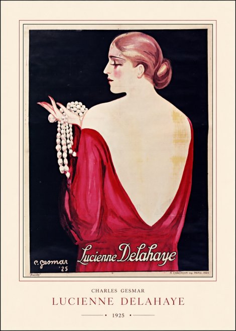 Charles Gesmar Lucienne Delahaye No4 - Affiche