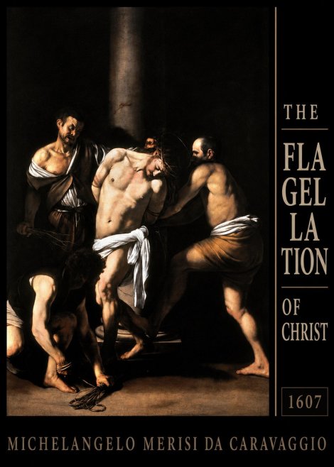 Michelangelo Merisi da Caravaggio The Flagellation of Christ No6 - Affiche