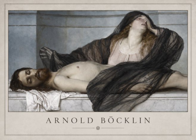 Arnold Böcklin Marie Magdalene No4 - Affiche