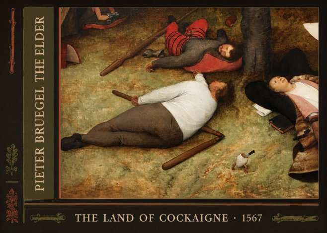 Pieter Bruegel The Land of Cockaigne I No2 - Affiche