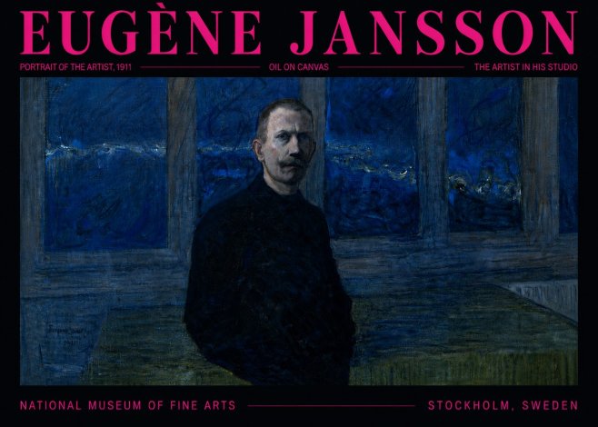 Eugène Jansson Portrait of the Artist, 1911 No5 - Affiche