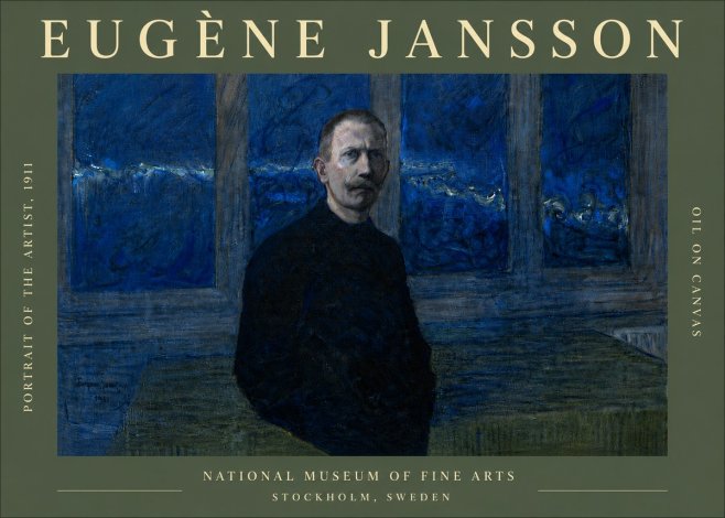 Eugène Jansson Portrait of the Artist, 1911 No6 - Affiche