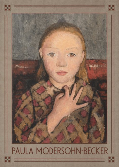 Paula Modersohn-Becker Girl in Checked Blouse No1 - Affiche
