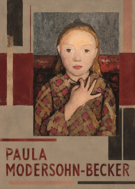 Paula Modersohn-Becker Girl in Checked Blouse No6 - Affiche