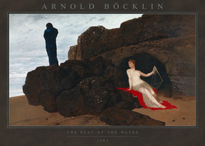 Arnold Böcklin The Play of the Waves No2 - Affiche