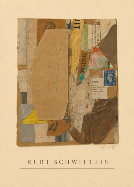 Kurt Schwitters Abstract Merz Collage No4 - Affiche