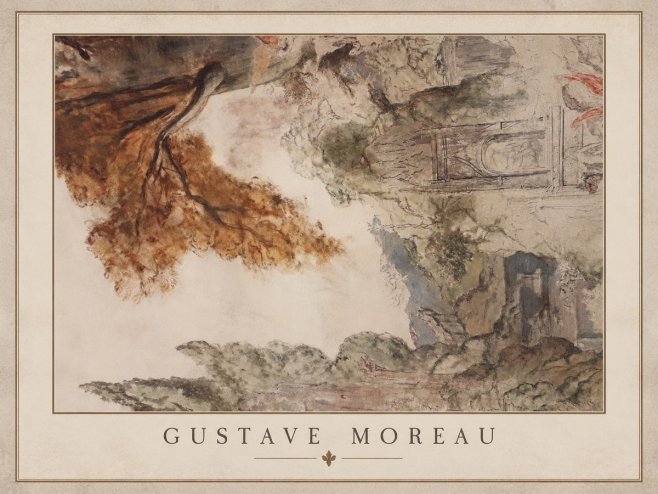 Gustave Moreau Architectural Study No1 - Affiche