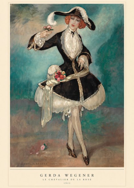 Gerda Wegener Le Chevalier De La Rose No6 - Affiche
