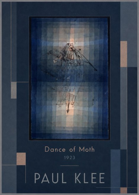 Paul Klee Dance of Moth No1 - Affiche