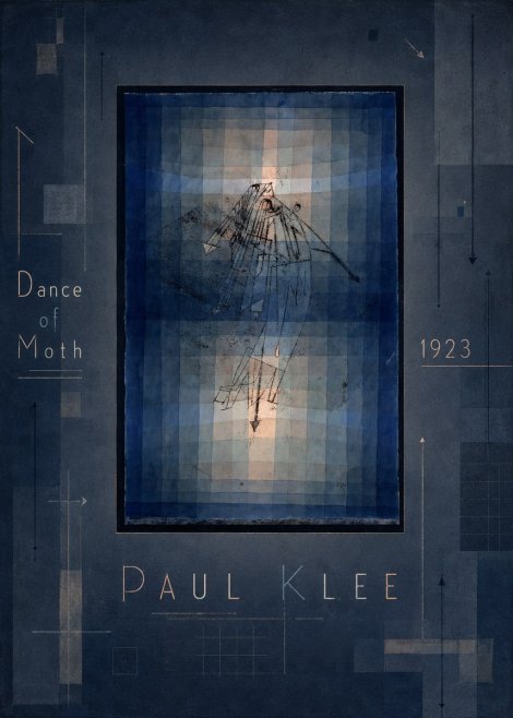 Paul Klee Dance of Moth No3 - Affiche