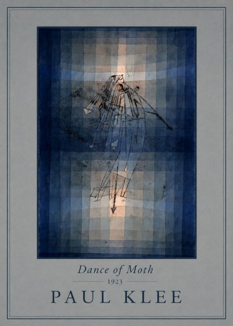 Paul Klee Dance of Moth No4 - Affiche