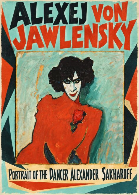 Alexej von Jawlensky Portrait of the Dancer Alexander Sakharoff No4 - Affiche