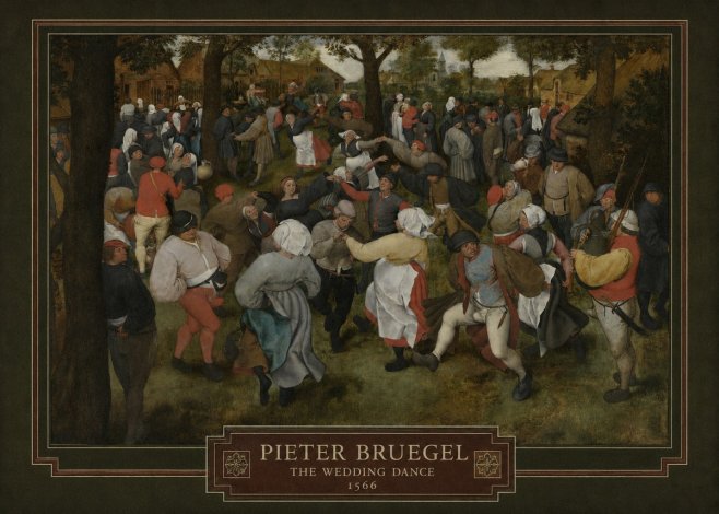 Pieter Bruegel The Wedding Dance I No3 - Affiche