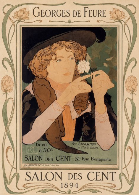 Georges de Feure Salon Des Cent - 1894 No1 - Affiche