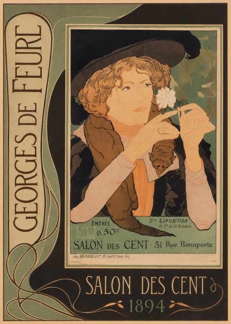 Georges de Feure Salon Des Cent - 1894 No3 - Affiche