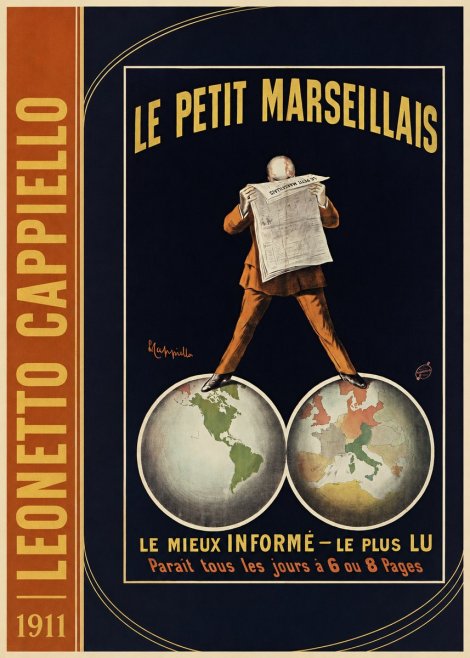 Leonetto Cappiello Le Petit Marseillais No2 - Affiche