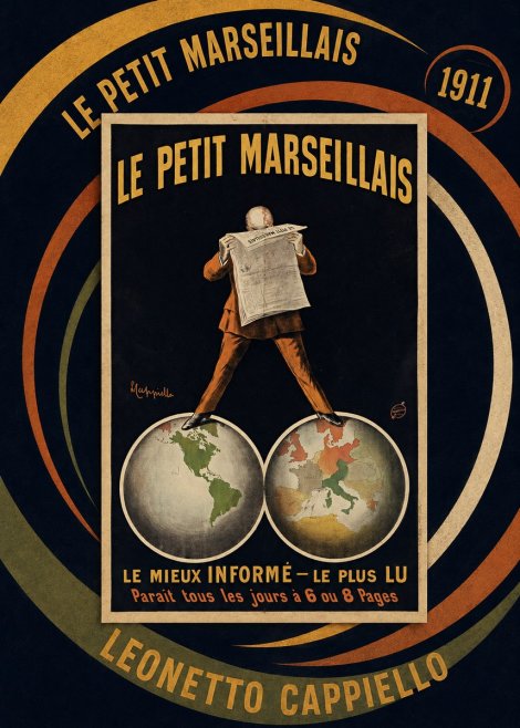 Leonetto Cappiello Le Petit Marseillais No4 - Affiche