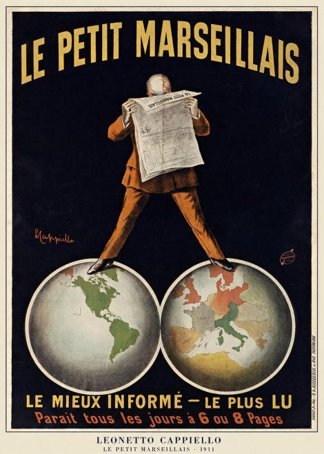 Leonetto Cappiello Le Petit Marseillais No5 - Affiche