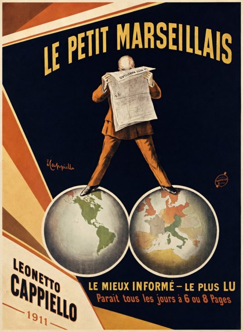 Leonetto Cappiello Le Petit Marseillais No6 - Affiche