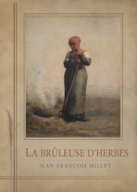 Jean-François Millet La Brûleuse D'herbes No6 - Affiche