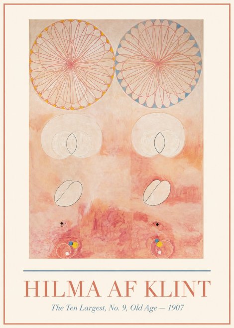 Hilma af Klint The Ten Largest, No. 9, Old Age – 1907 No1 - Affiche