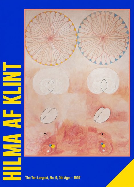 Hilma af Klint The Ten Largest, No. 9, Old Age – 1907 No2 - Affiche