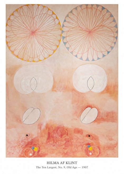 Hilma af Klint The Ten Largest, No. 9, Old Age – 1907 No5 - Affiche