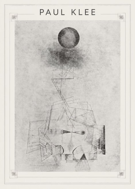 Paul Klee Abstract Study with Sphere and Ladder No1 - Affiche